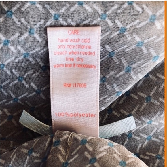 DownEast Delicate Short Sleeved Beige Blouse | S - Picture 7 of 7